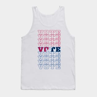 Vote Red White & Blue Tank Top